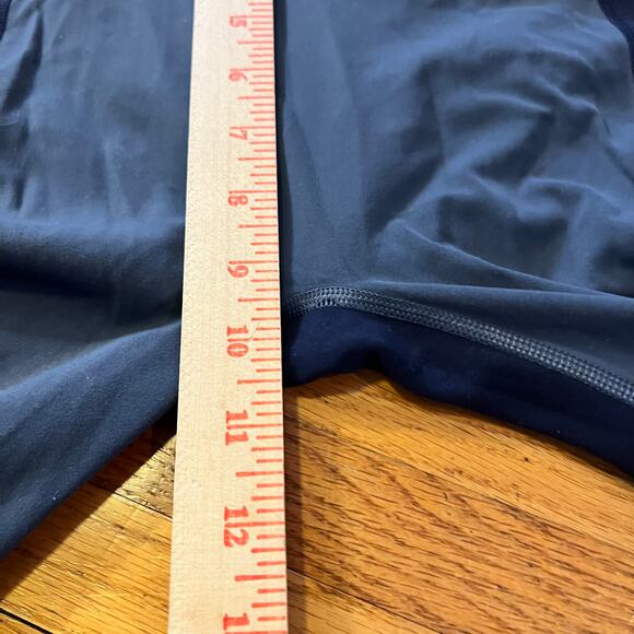 Athleta Leggings Womens Small Blue Transcend Colorblock 7/8 Tight - Picture 7 of 8